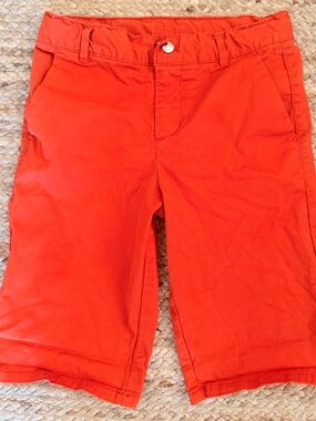 Jacadi Vibrant Lobster Red and Sailing Blue  Boys' Casual Shorts (2)